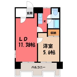東宿郷駅 徒歩10分 9階の物件間取画像